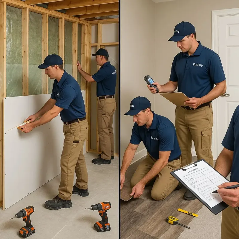 Repairs and Reconstruction process in Northumberland County, VA